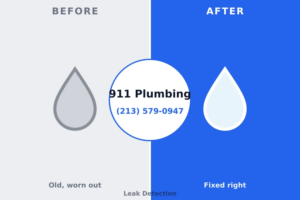 Before and after: plumbing repair Gold Beach, OR